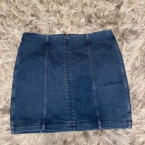 Free People Denim skirt